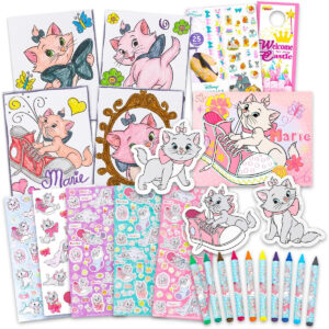 B0G95K1HRP.jpg Disney Aristocats Marie Coloring Activity Kit for Kids