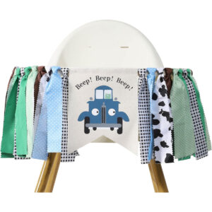 B0CL9DN5BG.jpg Blue Truck 1st Birthday High Chair Banner for Farm Theme Party