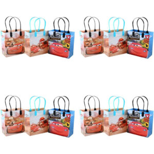 B07J69PKT7.jpg Disney Cars McQueen Party Favor Goodie Bags - 12 Pack