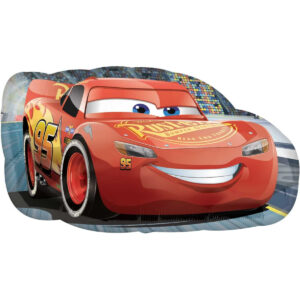 B06Y43VYKS.jpg Lightning McQueen Foil Balloon for Cars Themed Party Decor