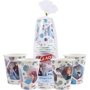 B0BZWHVM6X.jpg Glad for Kids Disney Frozen Paper Cups, 9 oz, 24 Count