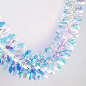 B07ZSZJYNV.jpg Iridescent Foil Garland for Frozen Theme Party Decorations