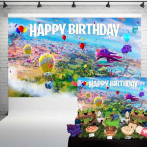 B0DP8RNLPM.jpg Battle Royale 5x3 Ft Backdrop for Kids Birthday Party Decor