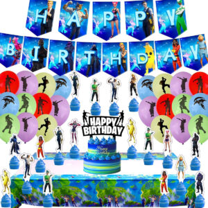 B0FBGTQNRK.jpg Fortnite Birthday Party Decorations: Banner, Balloons & Decor