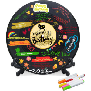 B0D2J3VG4K.jpg Elvis Presley Vinyl Record Birthday Party Guest Book Sign