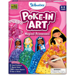 B0CZP42TND.jpg Skillmatics Poke-in Art Magical Princesses DIY Craft Kit