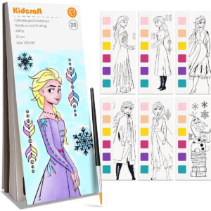 B0D1VFQXMS.jpg Disney Princess Paint with Water Coloring Book for Kids