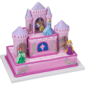 B00JYIM26Y.jpg Disney Princess Cake Topper Set with Castle and Figurines