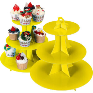 B0822DZR9L.jpg Curious George 3-Tier Cardboard Cupcake Stand for Parties