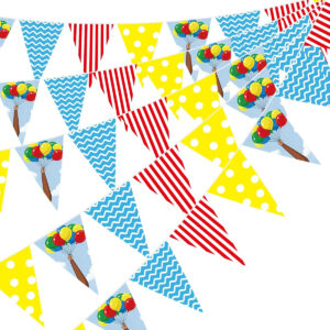 B0G4VX25MR.jpg Curious George Birthday Party Decorations Banner Set