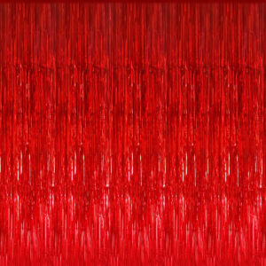 B01MQIPXJ7.jpg Red Foil Fringe Curtain for Clifford Themed Party Backdrop