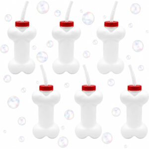 B08DW3XHXV.jpg Clifford the Big Red Dog Bone Cups with Straws - 6 Pack 14 oz