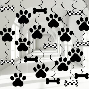 B0CBJHY84P.jpg Clifford the Big Red Dog Party Decorations: Backdrop & Balloons