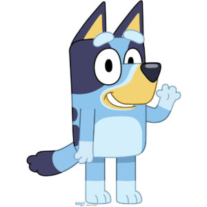 B0D54PHZXF.jpg Bluey Cardboard Cut Out for Kids Birthday Party Decorations