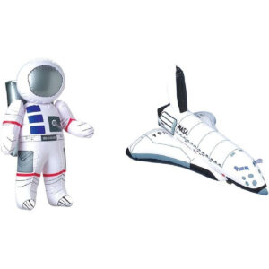 B00K4JWFRS.jpg Outer Space Party Decorations: Inflatable Astronaut & Shuttle