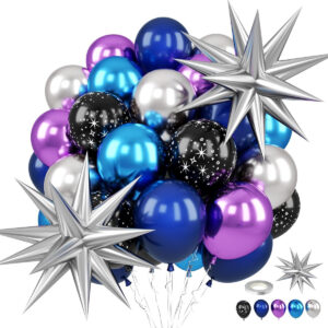 B0FNN1T1KZ.jpg Galaxy Space Balloon Set for Astronaut Birthday Party Decor