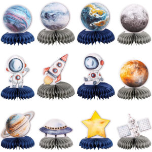 B0F9Z1C42D.jpg 12-Piece Space Theme Honeycomb Centerpieces for Party Tables