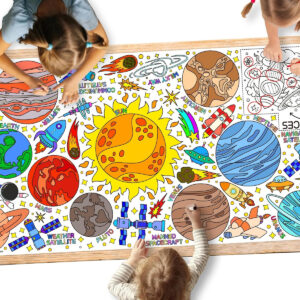 B0CLNWCDCY.jpg Gatherfun Giant Outer Space Coloring Poster for Kids Parties