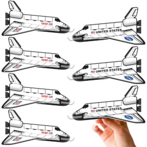 B0932FK4NR.jpg ArtCreativity Space Shuttle Foam Gliders, 24-Pack Flying Toys
