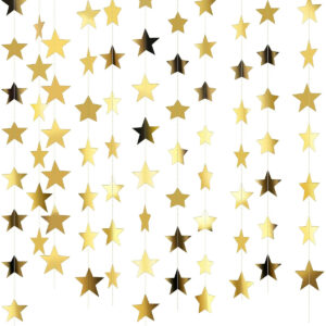 B07HG1KJGF.jpg Patelai Glitter Star Garland Banner for Space Theme Party Decor