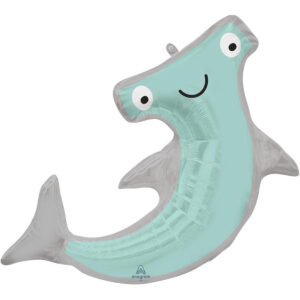 B085YFB7LT.jpg Hammerhead Shark Balloon for Shark Themed Party Backdrops