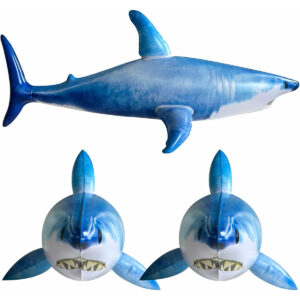 B0B74P3N1M.jpg 3PCS Inflatable Shark Pool Toys for Party Decorations & Gifts