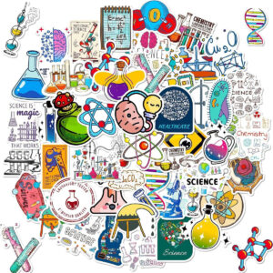 B0D5J4T76S.jpg 50-Piece Science Sticker Pack for Laptops and Party Favors