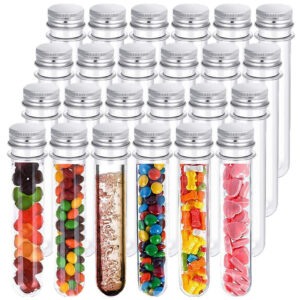 B08BHKT399.jpg 24-Piece Plastic Test Tubes with Caps for Science Party Favors