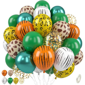 B0DHH2LT8K.jpg 50-Piece Jungle Safari Balloon Set for Birthday Party Decor