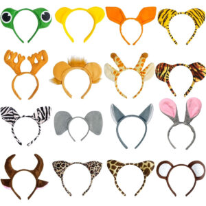 B0BMWR57ZR.jpg 16Pcs Jungle Animal Ears Headbands for Safari Party Favors
