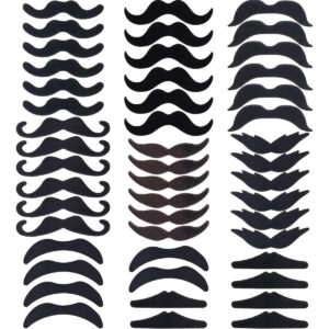 B07GP74L3R.jpg 48 Pcs Fake Mustache Stickers for Pirate Costume Party Games