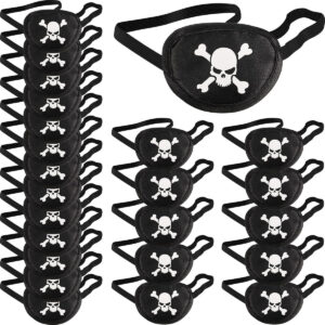 B07Y2RPMN5.jpg Chinco Pirate Eye Patches for Kids and Adults Costume Party