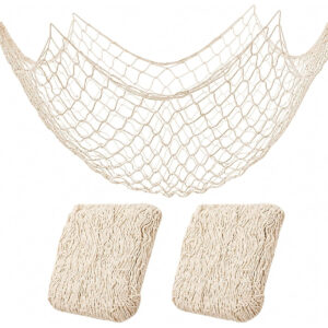 B0C9BQ6MWN.jpg 2 Pack Decorative Cotton Fish Net for Pirate Party Decor