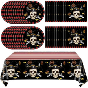 B0CP1S3FYC.jpg Ryzovo 41pcs Pirate Party Tableware Set for 20 Guests