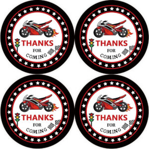 B0F2MLM4GT.jpg 40pcs Motorcycle Thank You Stickers for Racing Party Favors