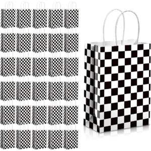 B0D4QTRX8F.jpg Epakh 32 Pcs Checkered Racing Treat Bags for Race Car Parties