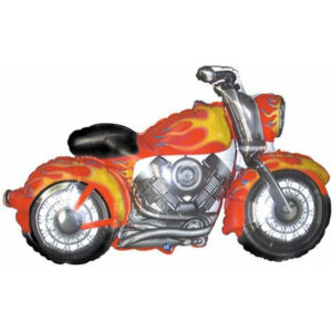 B0009NXQY0.jpg 45-Inch Snarly Motorcycle Mylar Balloon for Party Backdrops
