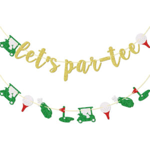 B0CF4C7N59.jpg Little Man Let's Par-Tee Golf Birthday & Retirement Banner