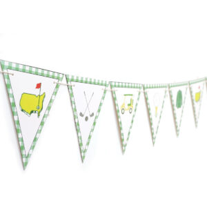 B0FG1DX814.jpg Golf First Birthday Party Banner - Hole in One Decorations