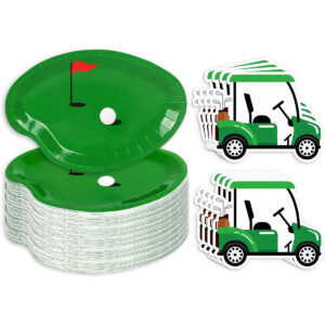 B0FLJFV37K.jpg Whaline Golf Party Plates and Napkins Set for 40 Guests