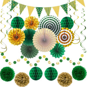 B09PYMT9HF.jpg Green and Gold Golf Themed Party Decorations Set