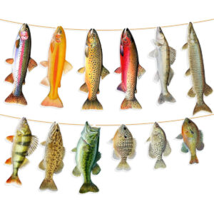 B0C8T4WL4K.jpg Gone Fishing Birthday Decorations: Banner & Party Supplies
