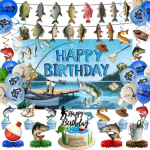 B0F8T71JH4.jpg Fishing Birthday Party Decorations Set for First Birthday