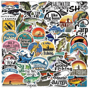 B0FG79F564.jpg 50 Pcs Fishing Sticker Pack for Kids Party Favors and Decor