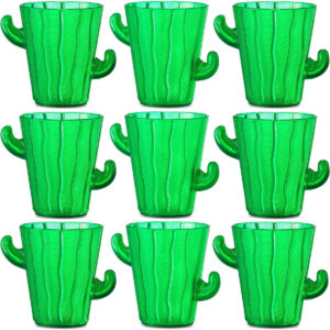 B0CM5S18C6.jpg Cactus Plastic Shot Glasses 12-Pack for Fiesta Party Supplies