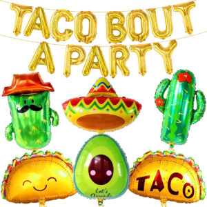 B09XF651VQ.jpg 22 Pcs Taco Bout A Party Decorations for Mexican Fiesta Events
