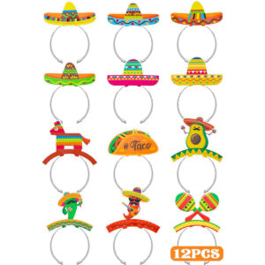 B0BWYH9NC5.jpg Melisheer Cinco De Mayo Sombrero Headbands for Fiesta Parties