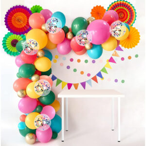 B09TVSBQ38.jpg Cinco De Mayo Fiesta Party Decorations & Balloon Garland Kit