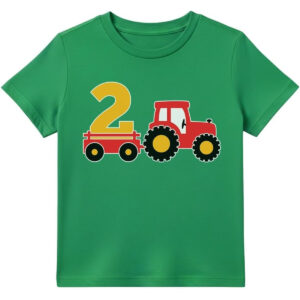 B06WP2WBK2.jpg Tstars Farm Tractor Birthday Shirt for Toddlers 2T-3T