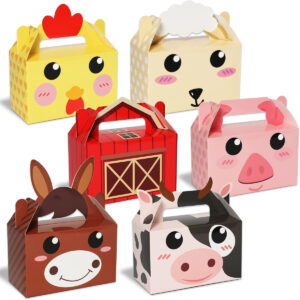 B09MZ3KW43.jpg 12-Pack Farm Animal Party Favor Boxes for Kids Birthday Parties